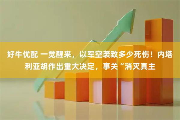 好牛优配 一觉醒来,以军空袭致多少死伤!内塔利亚胡作出重大决定,事关“消灭真主