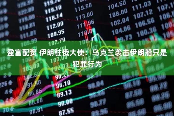 盈富配资 伊朗驻俄大使：乌克兰袭击伊朗船只是犯罪行为