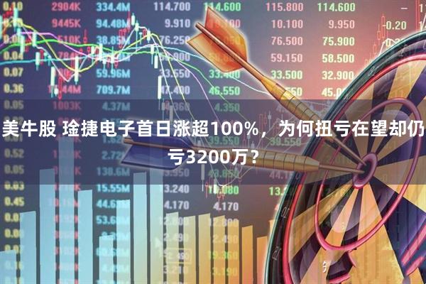 美牛股 琻捷电子首日涨超100%，为何扭亏在望却仍亏3200万？